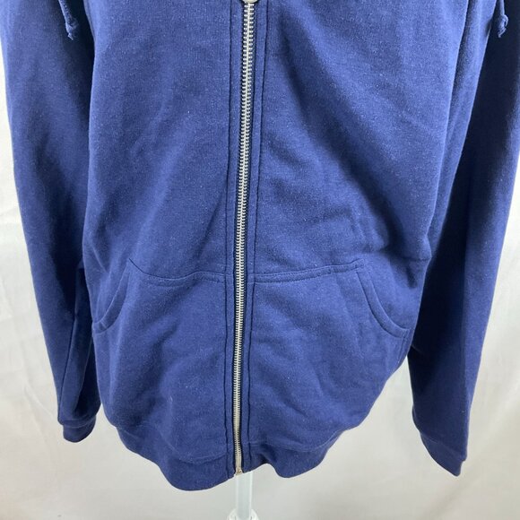 Hill House Teddy Zip-Up Hoodie M Navy Blue Pockets New NWT - Picture 5 of 12
